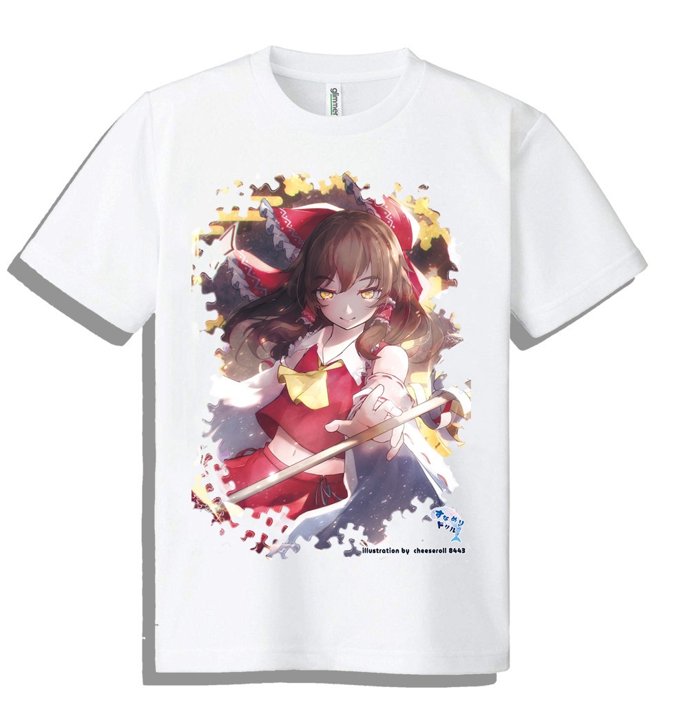 ドライメッシュTシャツ　東方　博麗霊夢　202604　cheeseroll