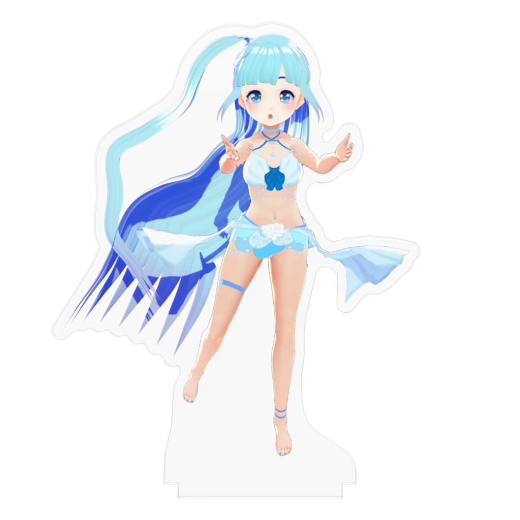 水着のアクリルフィギュア