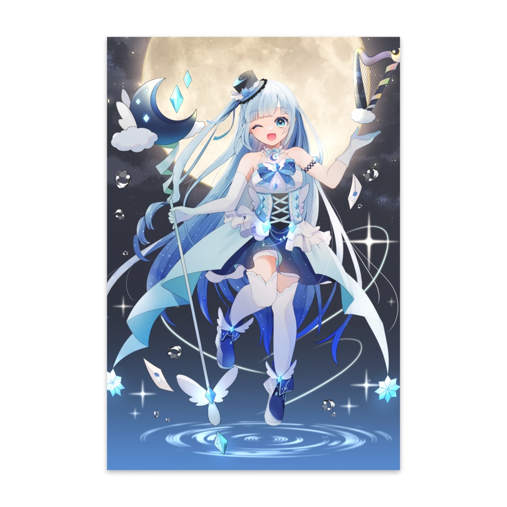 【空雪ルミア4周年】ポストカード・4種類(10枚セット)