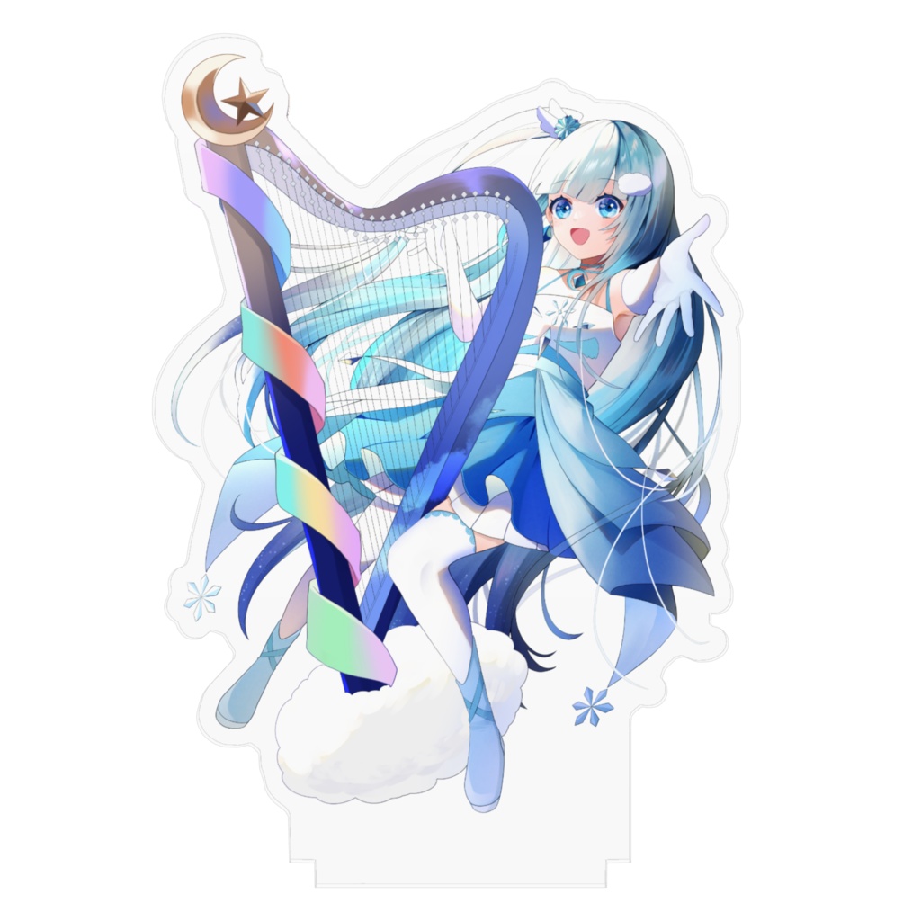 【空雪ルミア4周年】アクリルフィギュア・3種類 100x100mm