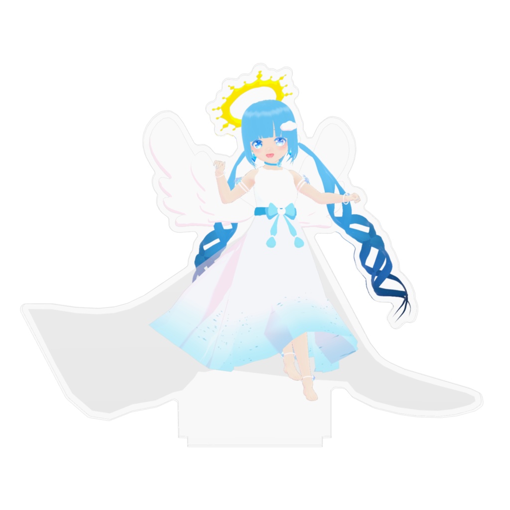 【空雪ルミア5周年】アクリルフィギュア - 160x160mm