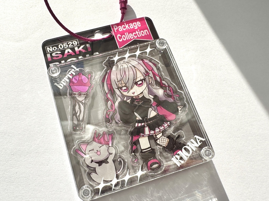響咲リオナ ホロフレ アクリルキーホルダー ポストカード まとめ売り パッケージ風アクリルキーホルダー 響咲リオナ - すやすやぱれっと - BOOTH