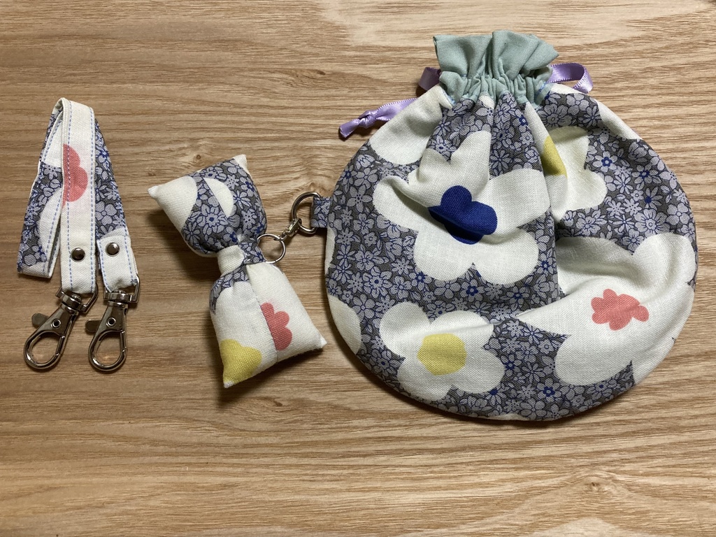 10cmぬい用 お布団 【おでかけ巾着】