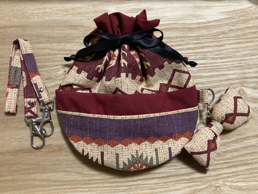 10cmぬい用 お布団 【おでかけ巾着】