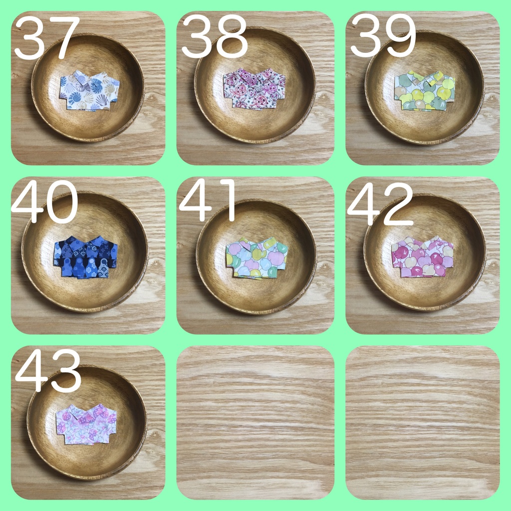 10cmぬい服 【柄シャツ(リバティ)】