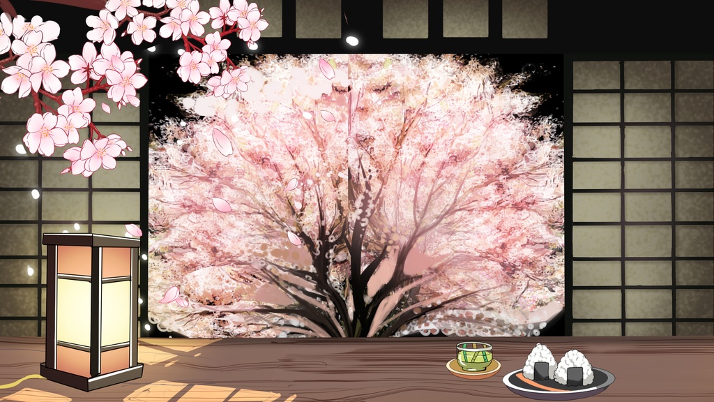 夜桜