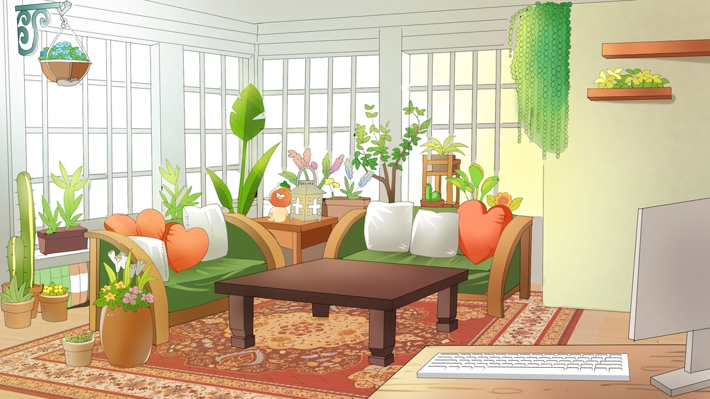 植物いっぱいのお部屋