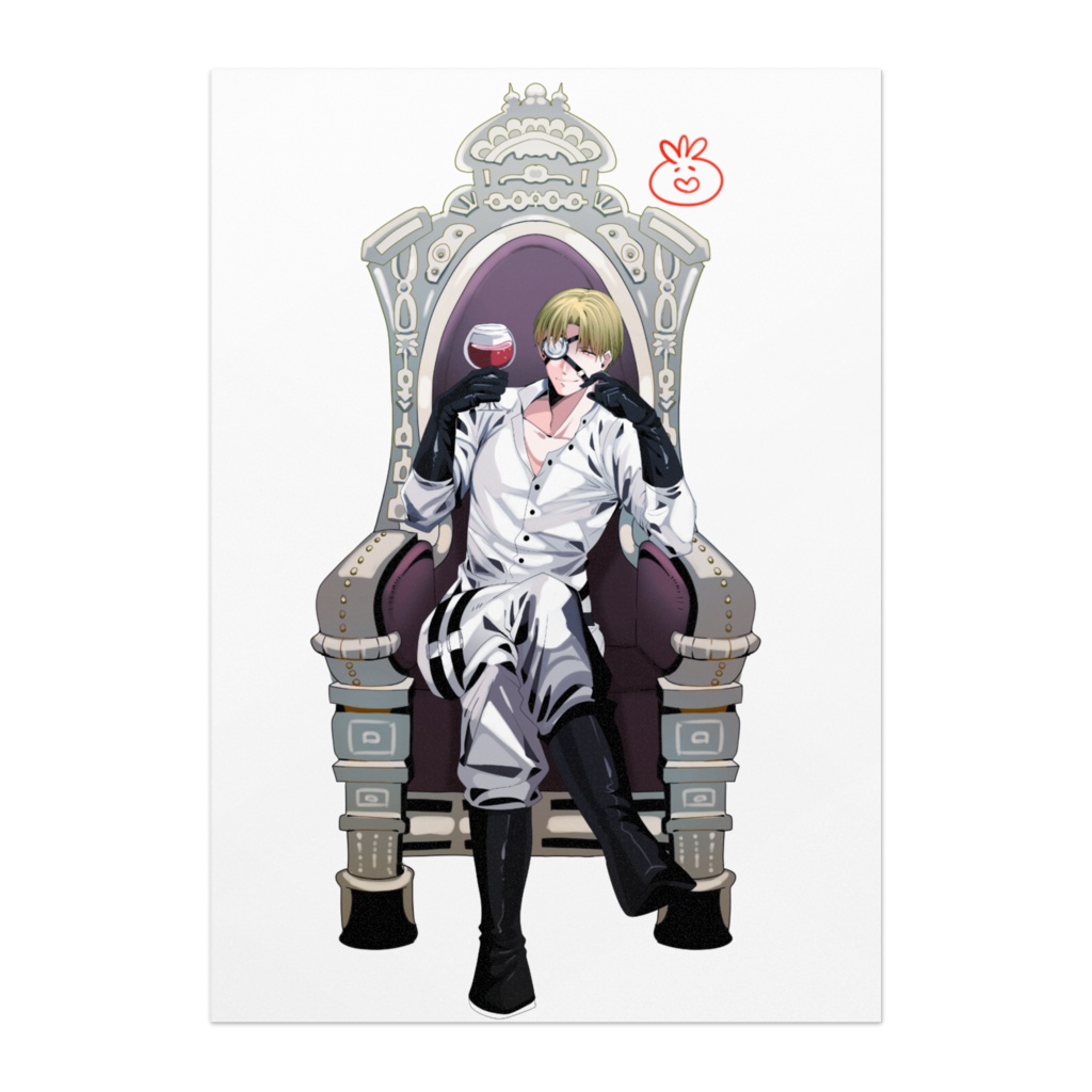 玉座×ななしん　ポスター