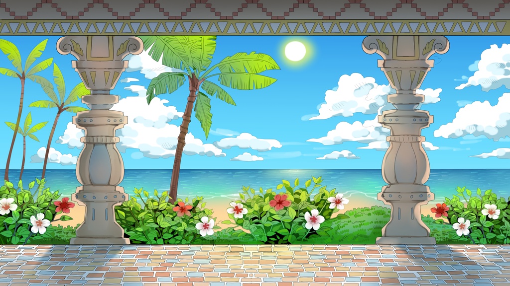 南国の海