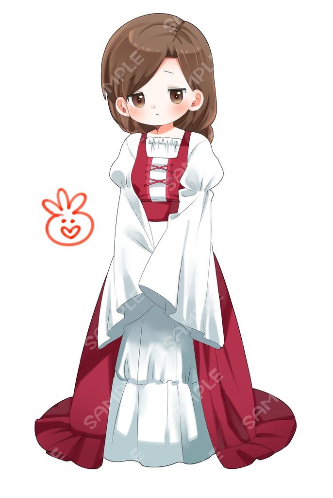 立ち絵素材☆★中世風少女