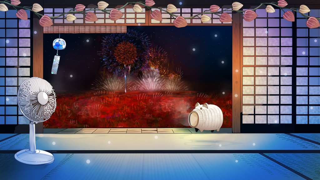 お盆の夜
