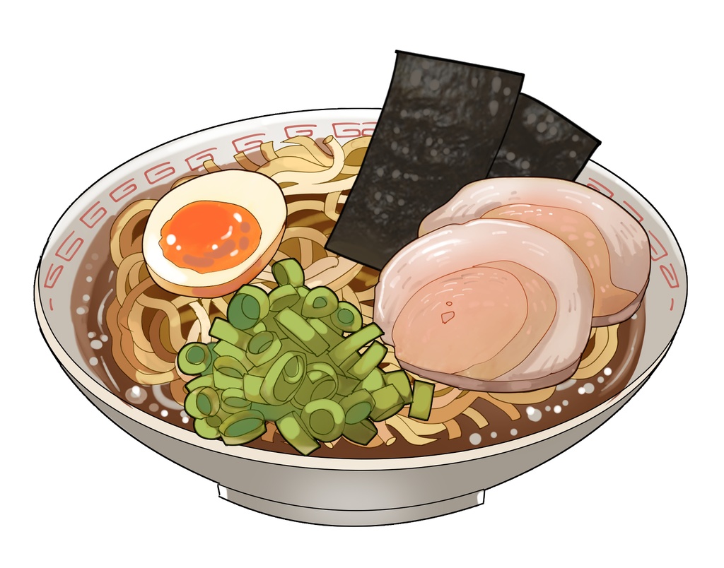 好きに具材を配置できるラーメン素材