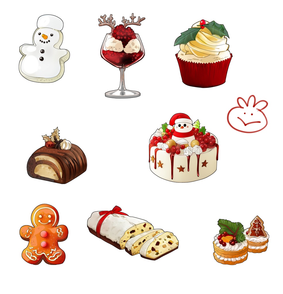 クリスマスのお菓子たち