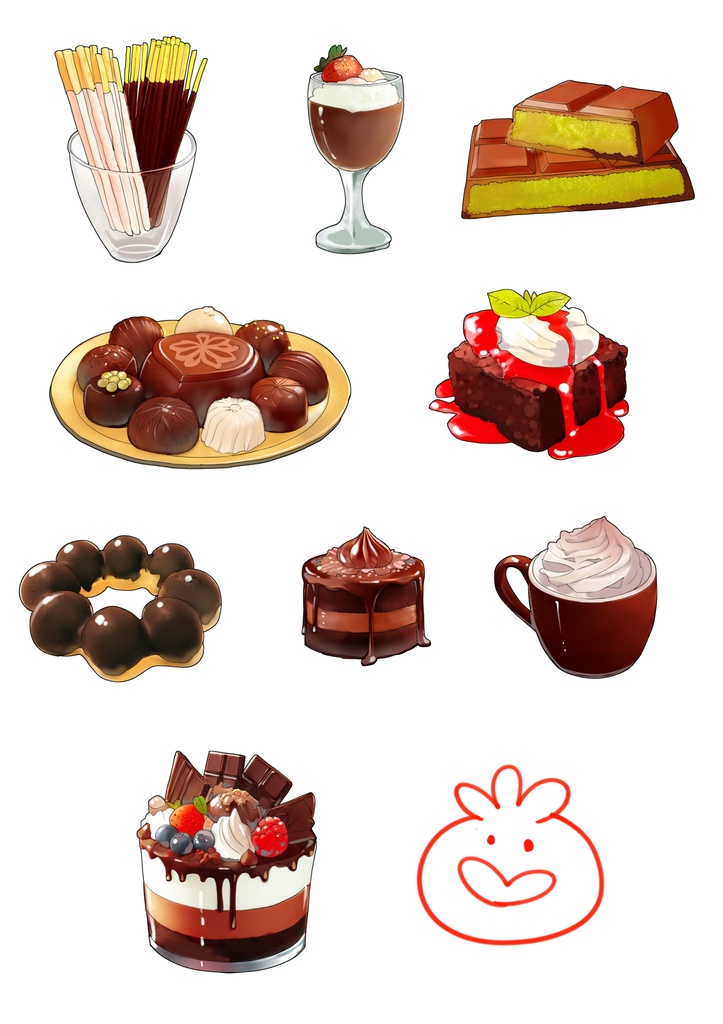 チョコレートなデザート達