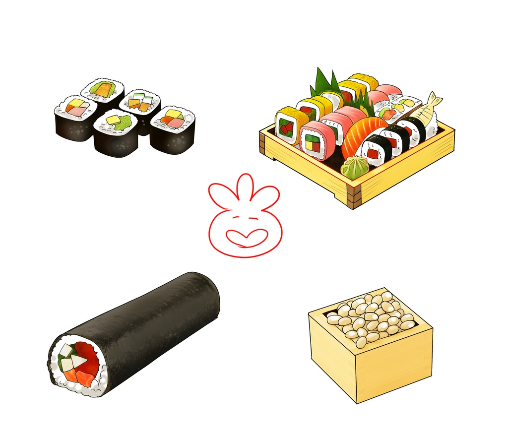節分の食べ物達