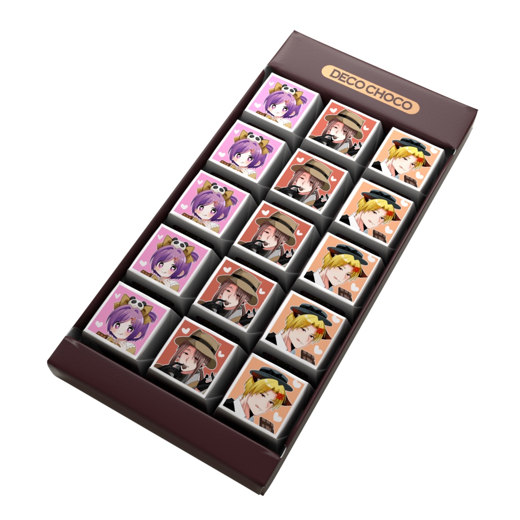 nicoファミリートリオのDECOチョコ