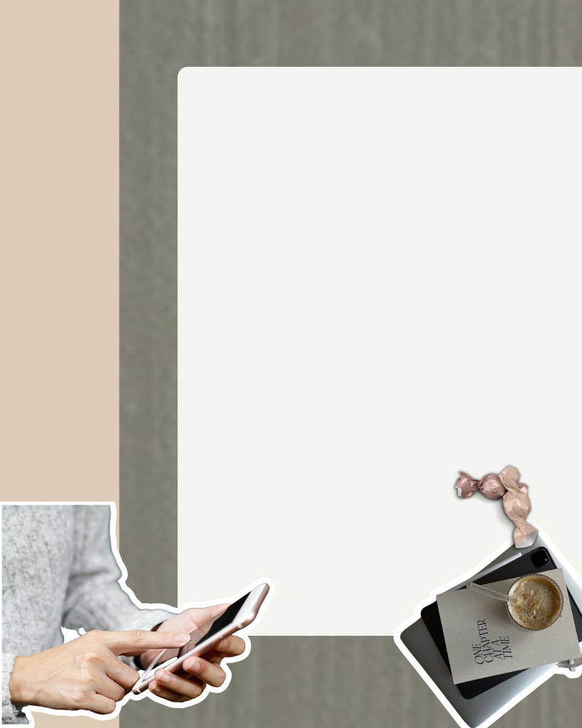 Digital Template Brown 【Canva】