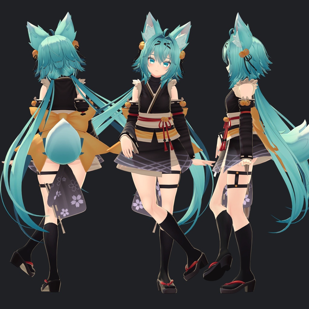 Poiyomi Materials: Rindo「竜胆」