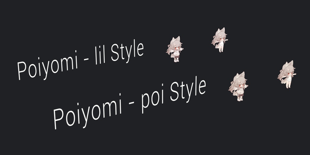 Poiyomi Materials: Pochimaru「ぽちまる」