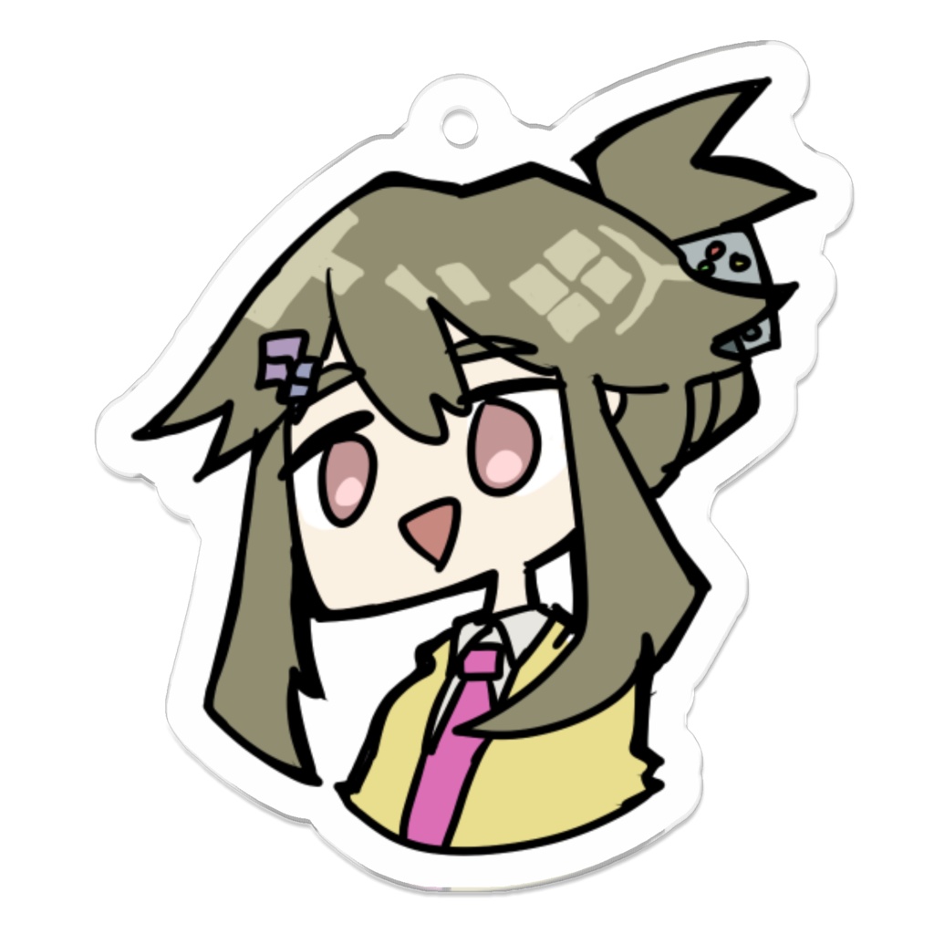 十条牡丹アクキー