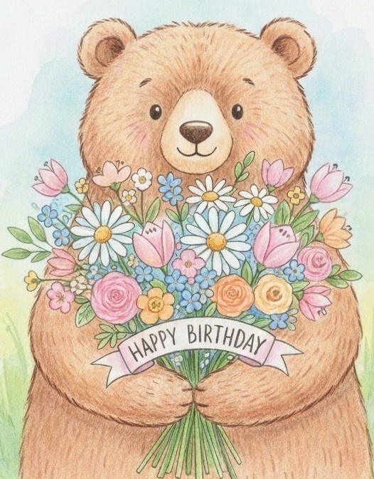 A Warm Birthday Hug! ぎゅっと、祝福をこめて【スマホ壁紙＋PC壁紙のセット】