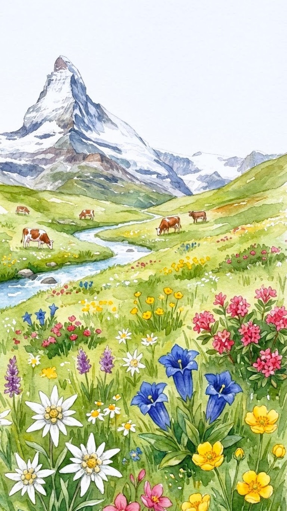 高原に流れる静かな時間