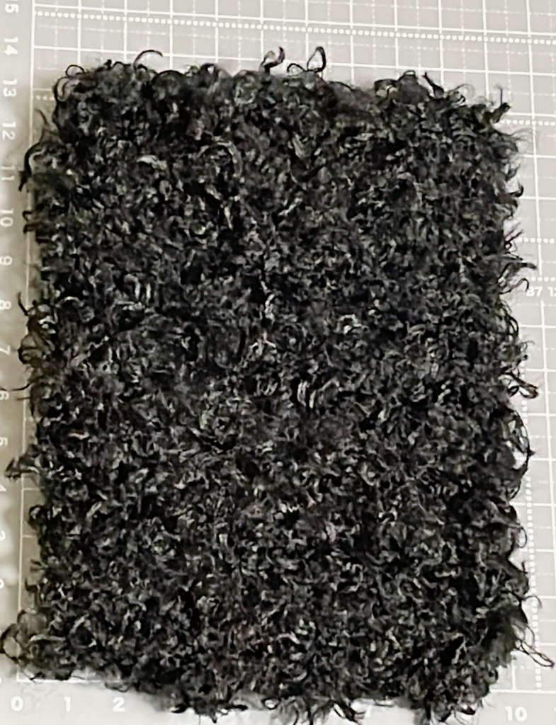 トレカデコケース 黒ふわふわ