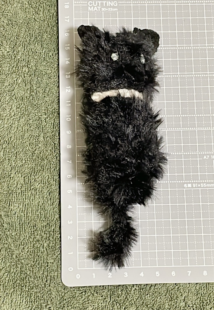 あみぐるみ黒猫　ふわふわ