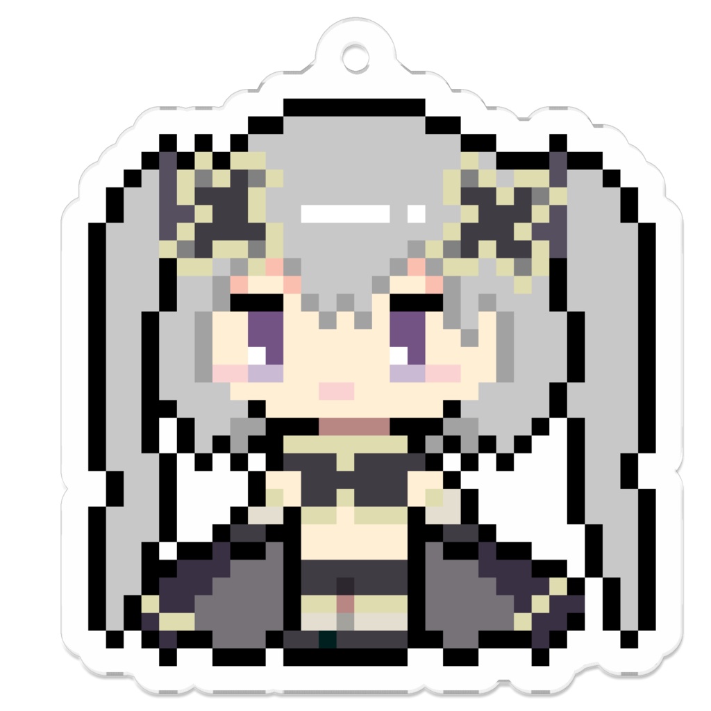 【二次創作】X'Flare アクリルキーホルダー【ドット絵】