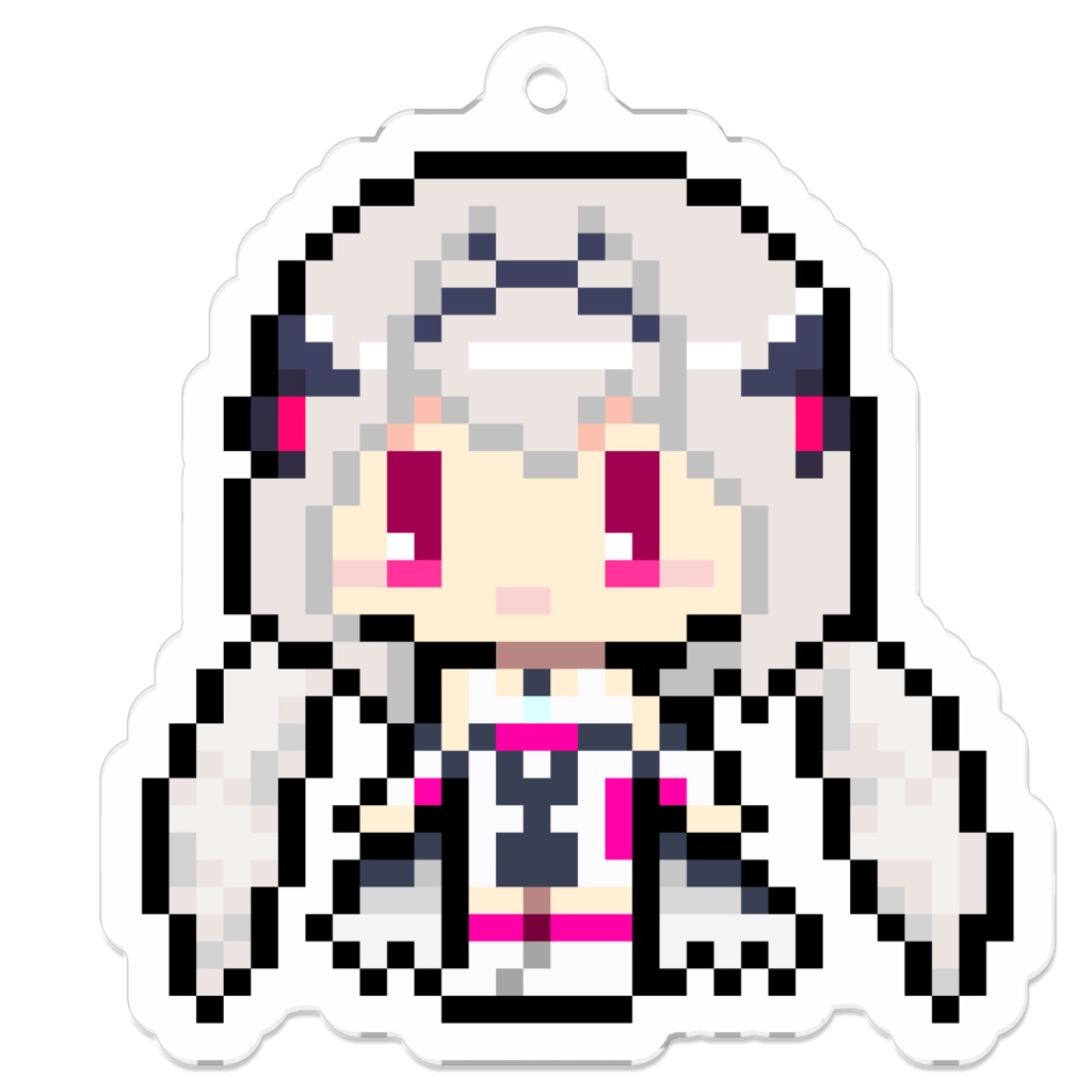 【二次創作】BΣretta X'Rain アクリルキーホルダー【ドット絵】