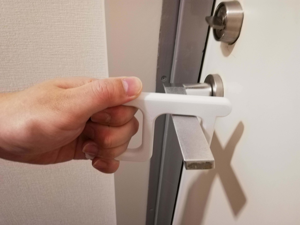 #6 ドアオープナーコロナ対策 3Dプリンター製 ハンドメイド