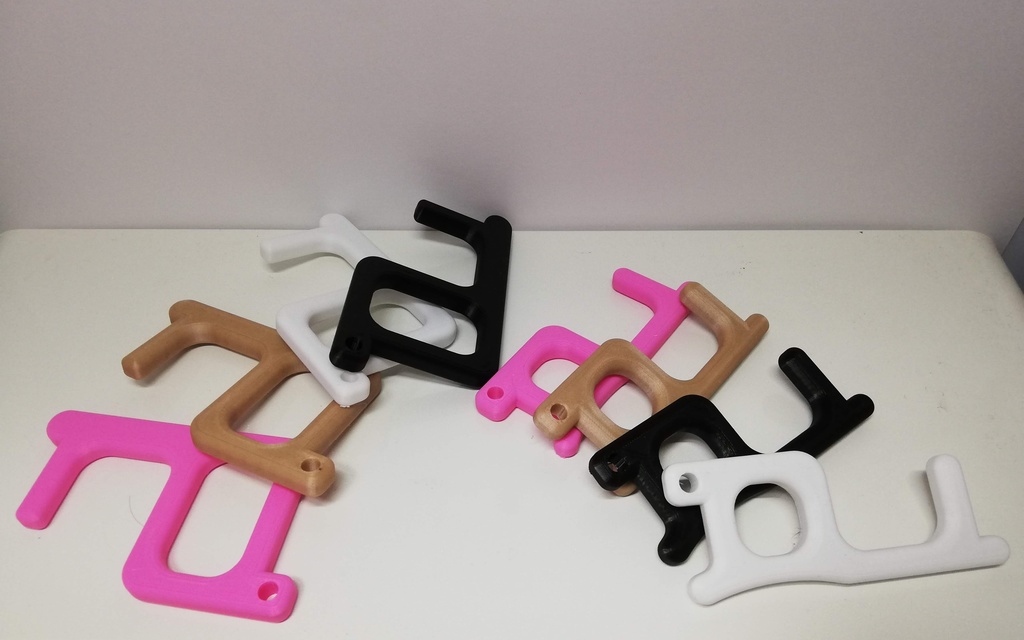 6 ドアオープナーコロナ対策 3Dプリンター製 ハンドメイド - KO-TA's