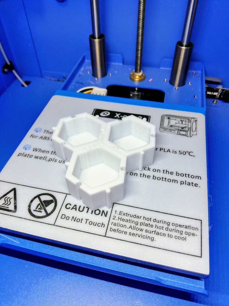 #8 六角収納ケース 小物入れ 3Dプリンター 3個セット