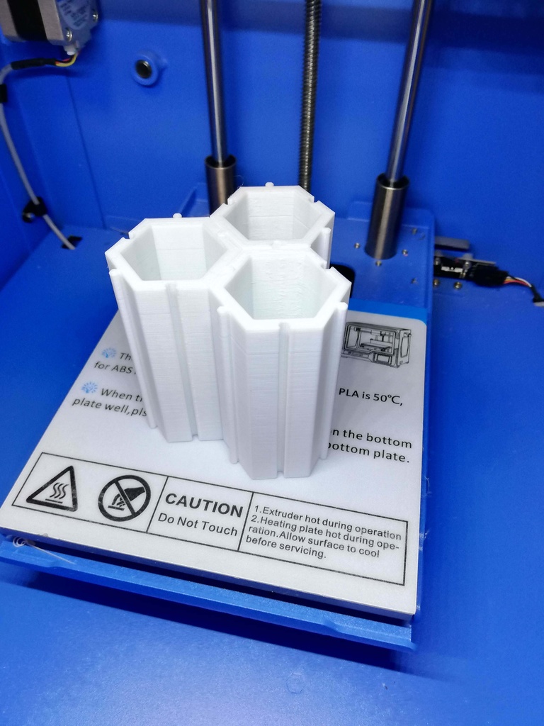 #8 六角収納ケース 小物入れ 3Dプリンター 3個セット