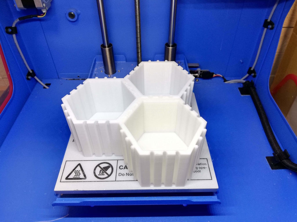 #9 六角スタンド 小物入れ プランター 3個セット