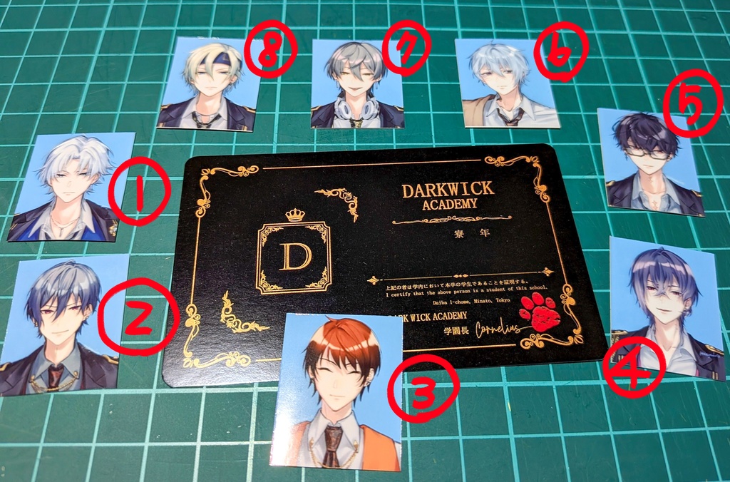 【景品在庫分】 学生証 東京ディバンカー・ダークウィックアカデミー(特典証明写真付き)
