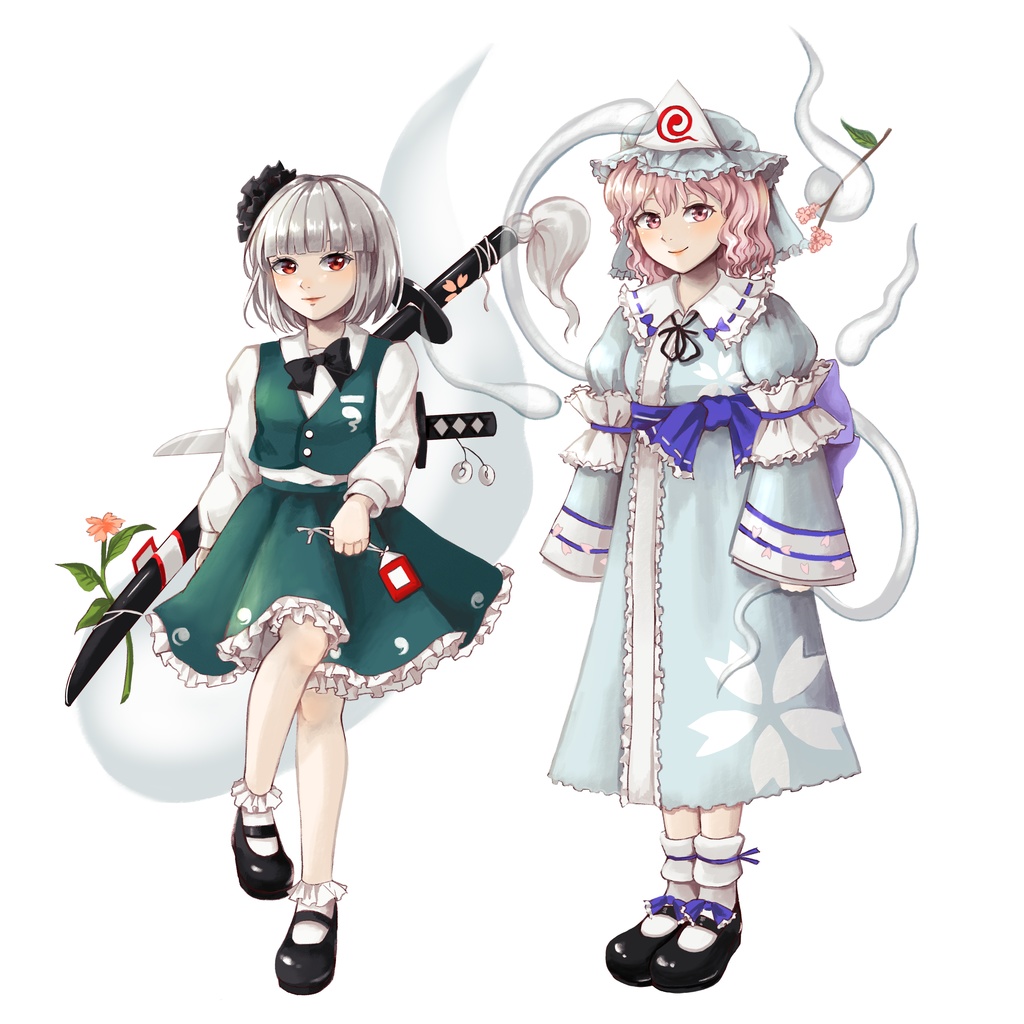 【無料】東方妖々夢キャラの立ち絵素材【Free】