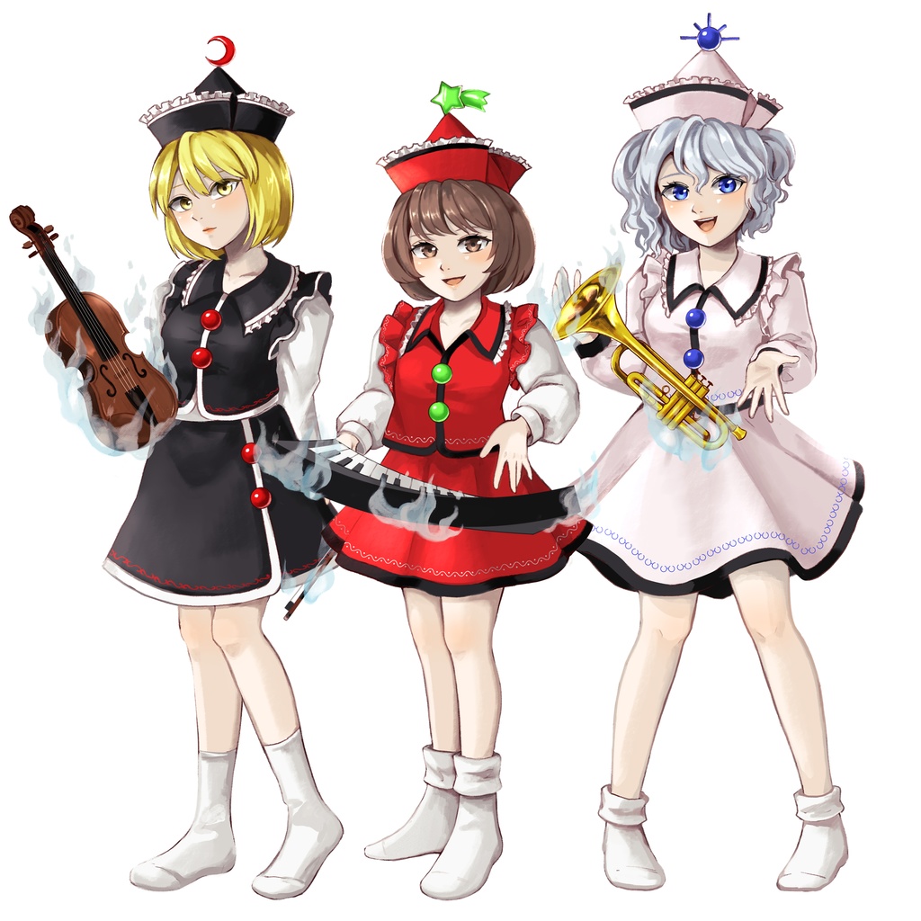 【無料】東方妖々夢キャラの立ち絵素材【Free】