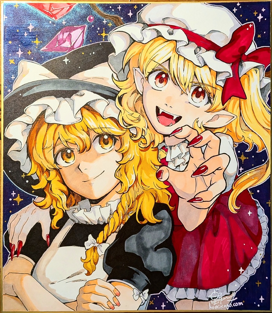 【東方】オーダーメイド色紙