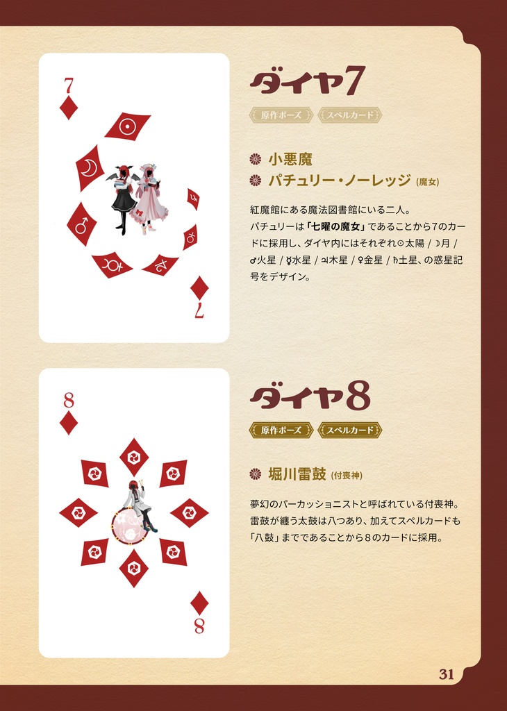 東方影絵トランプ設定資料集