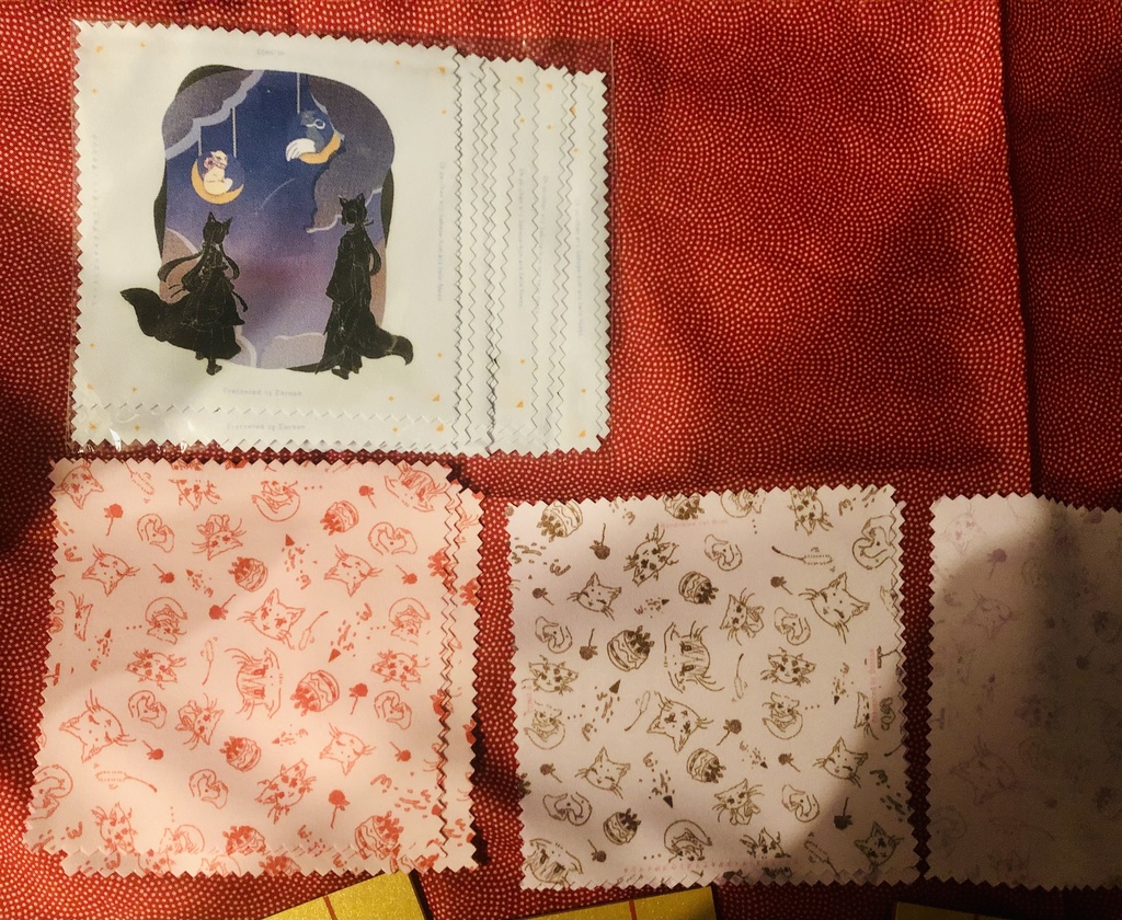 白金の国-戯画-(らくがき本)直筆イラスト付+メガネクリーナー(在庫状況により変動)とペーパー二種のおまけ