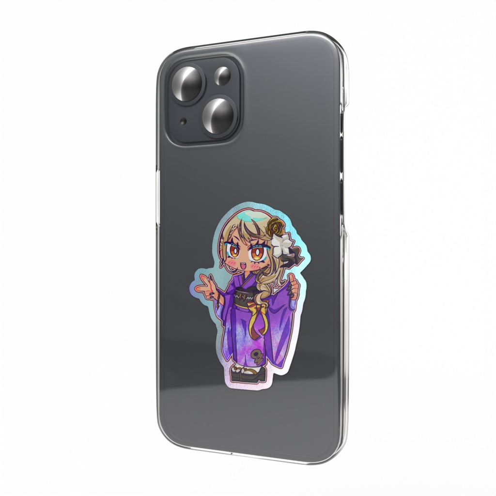 【非公式】ぶいすぽっ! 神成きゅぴダイカットオーロラステッカー2026