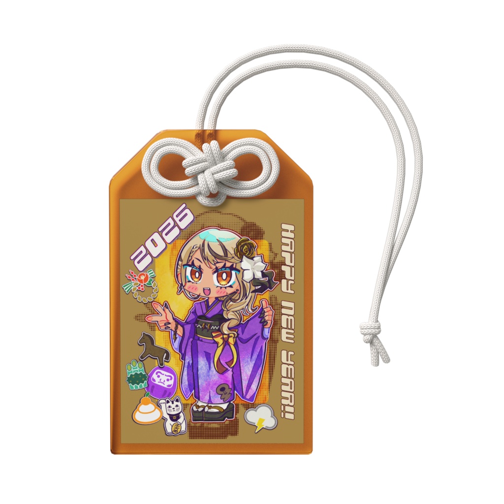 【非公式】ぶいすぽっ! 神成きゅぴアクリルお守り