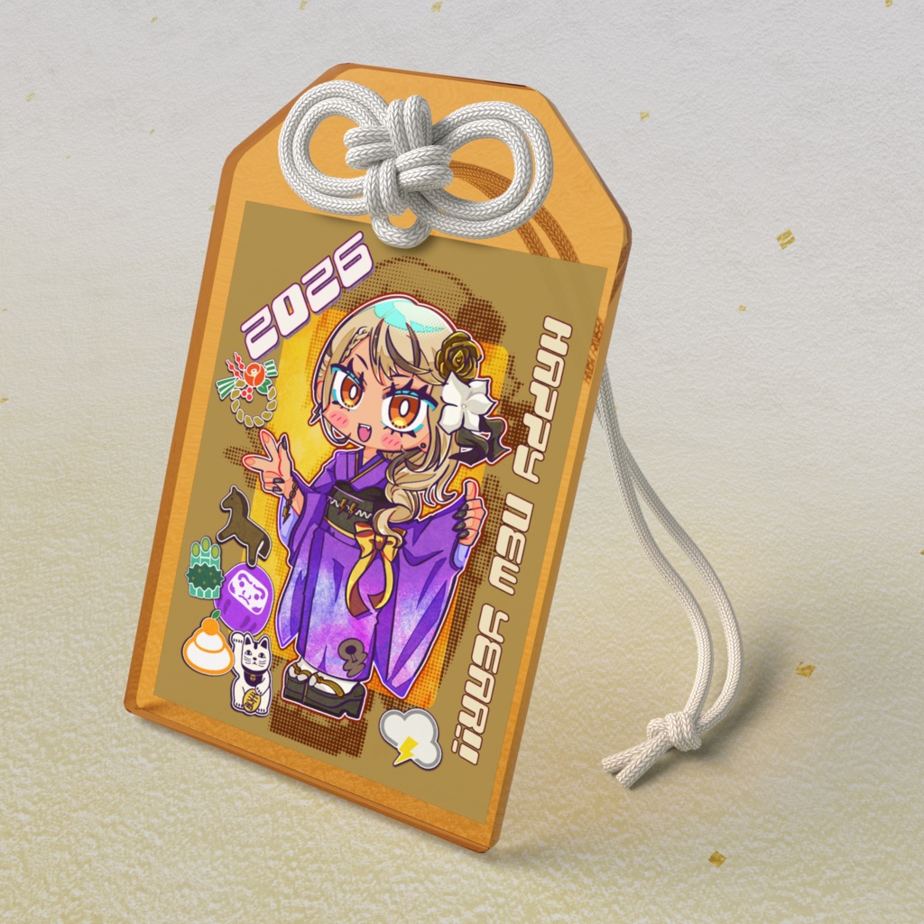 【非公式】ぶいすぽっ! 神成きゅぴアクリルお守り