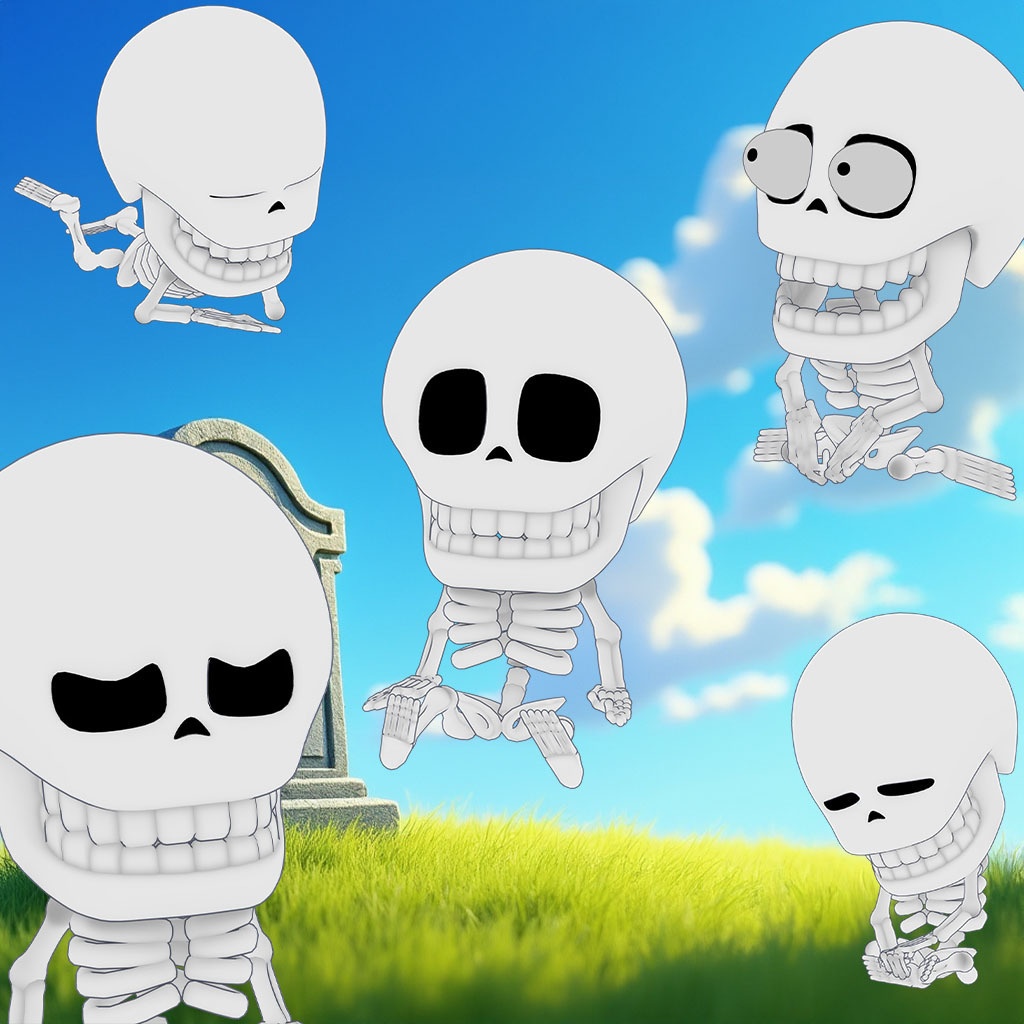 【VRMアバター】子ねまる(小型アバター)3Dモデル※おまけ付き