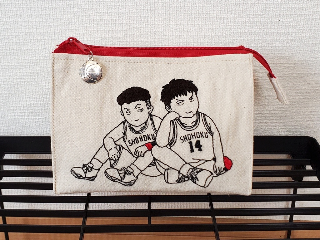 SD刺繍ポーチ(立体)