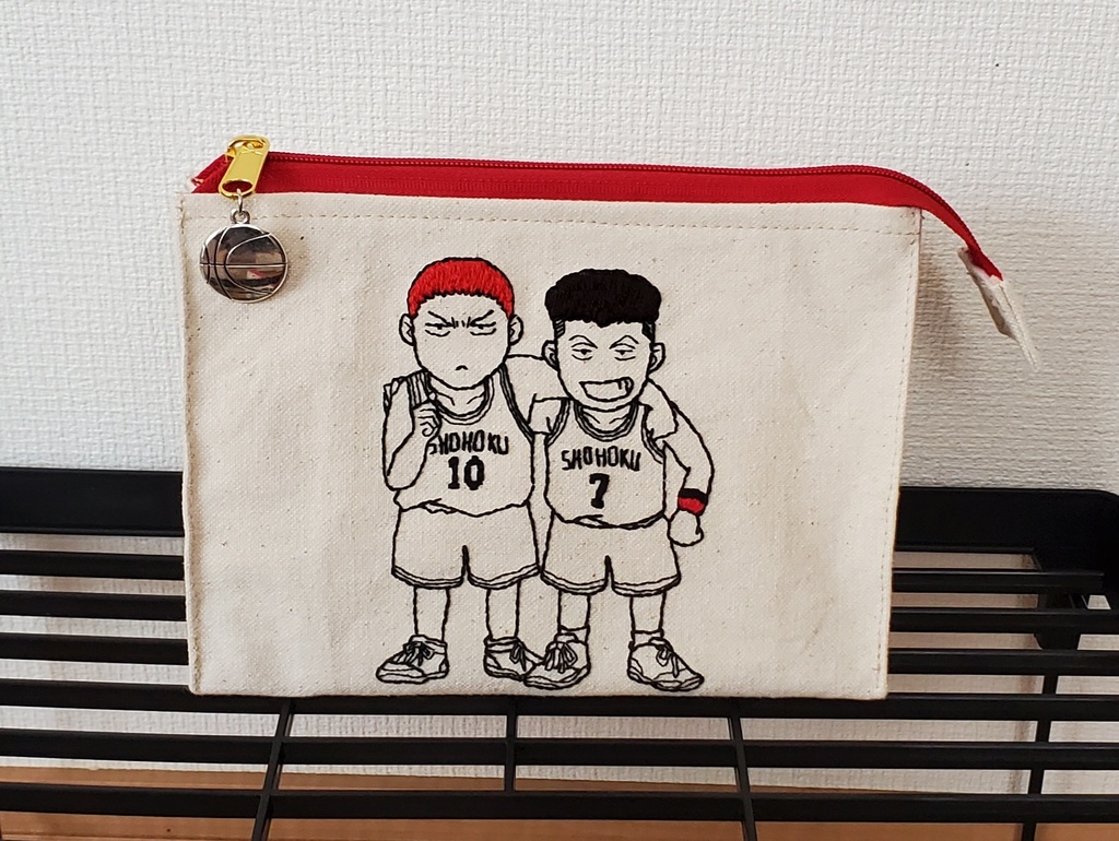 SD刺繍ポーチ(立体)