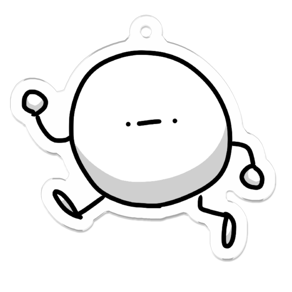 しらたまキーホルダー
