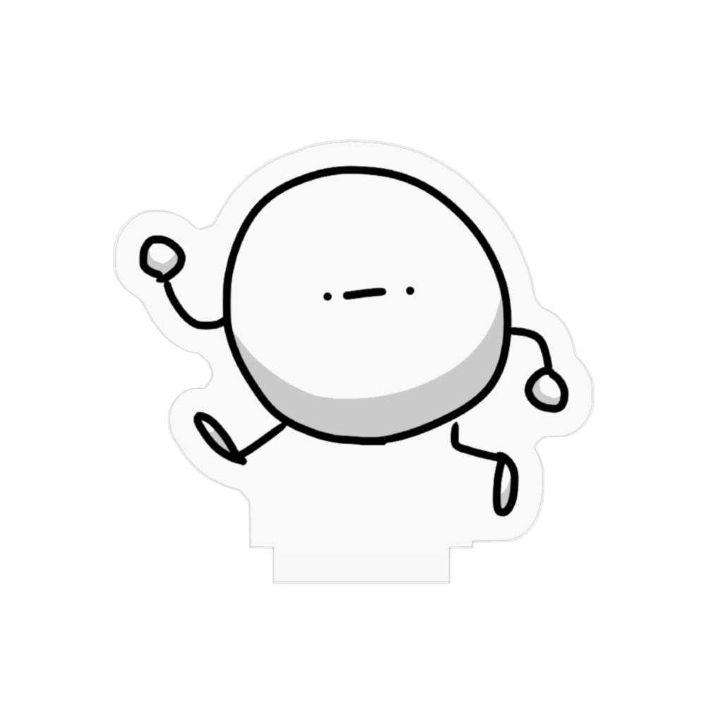 しらたまアクリルフィギュア