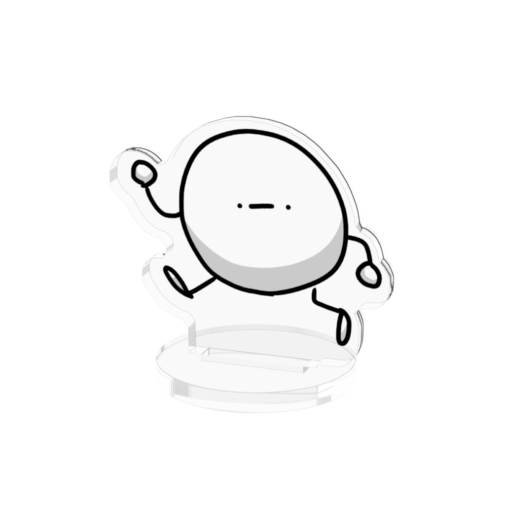 しらたまアクリルフィギュア